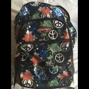 Peace and Rose design back pack